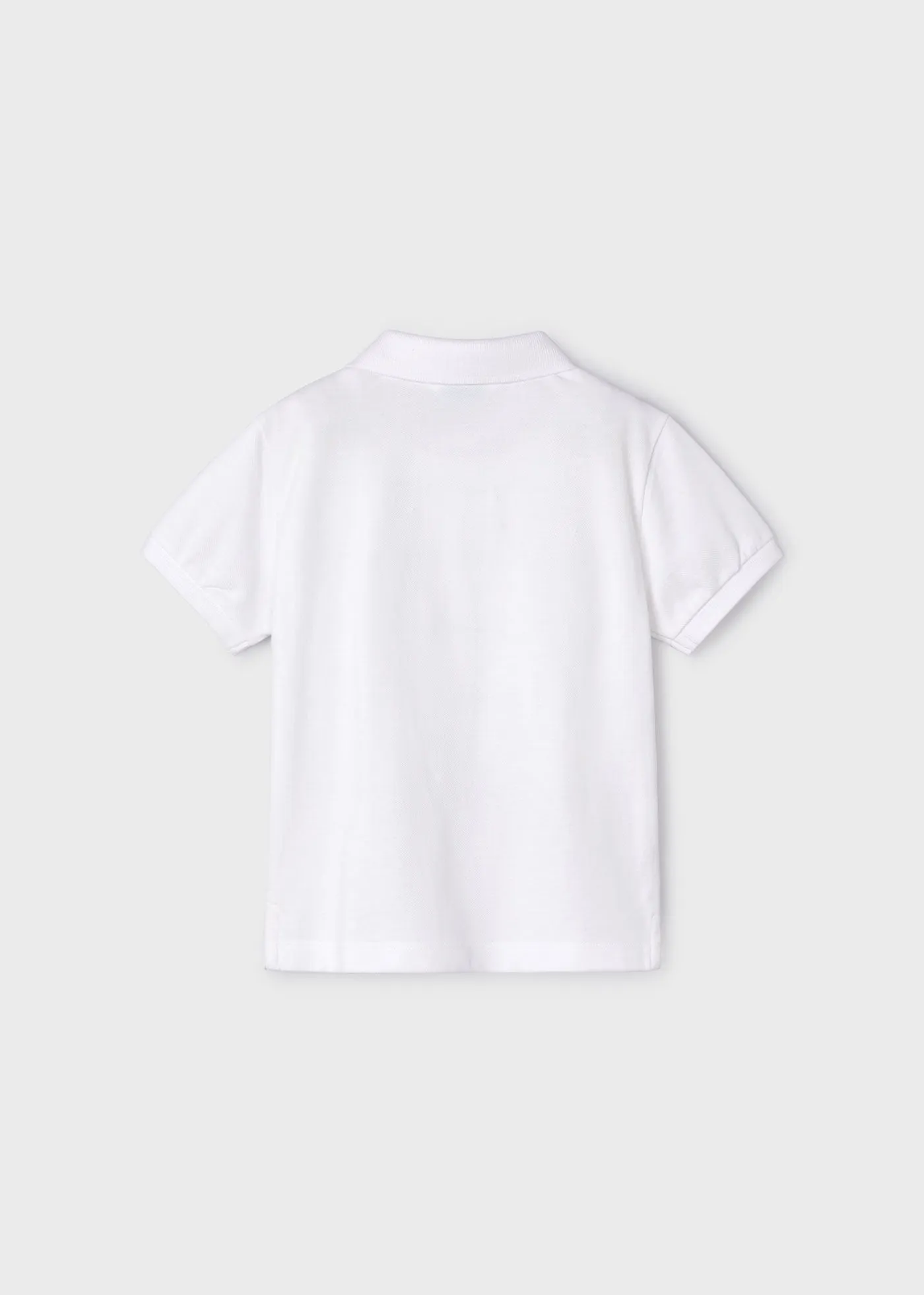 150 - Basic s/s polo for boy - White