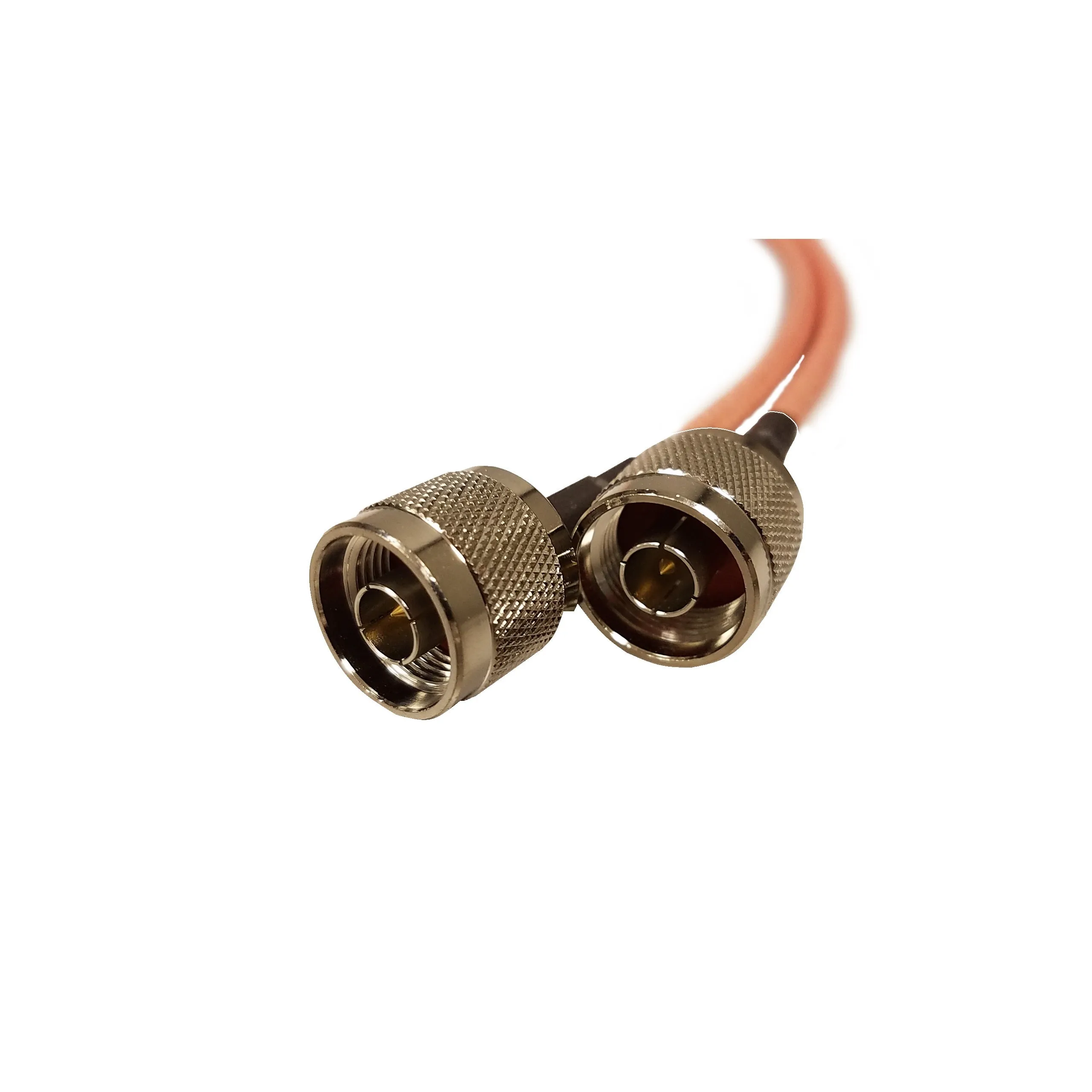 2' RG142 N-Male to N-Male Duplex Cable Kit