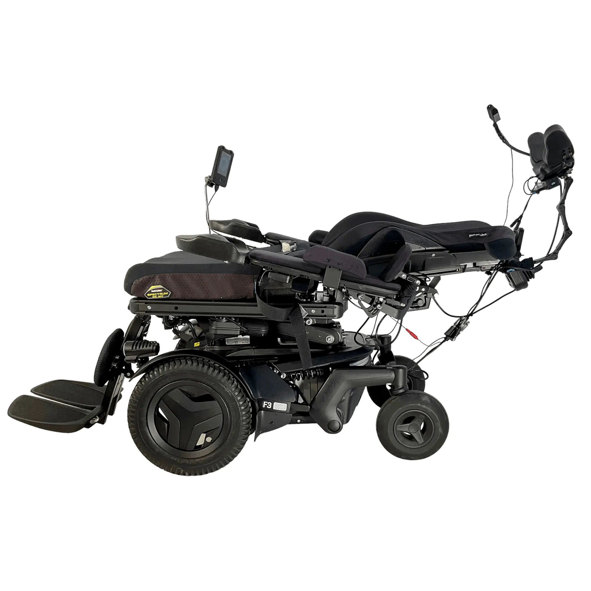 2021 Permobil F3 Power Chair w/Head Array | 17" x 20" Seat | Seat Elevate, Attendant Control