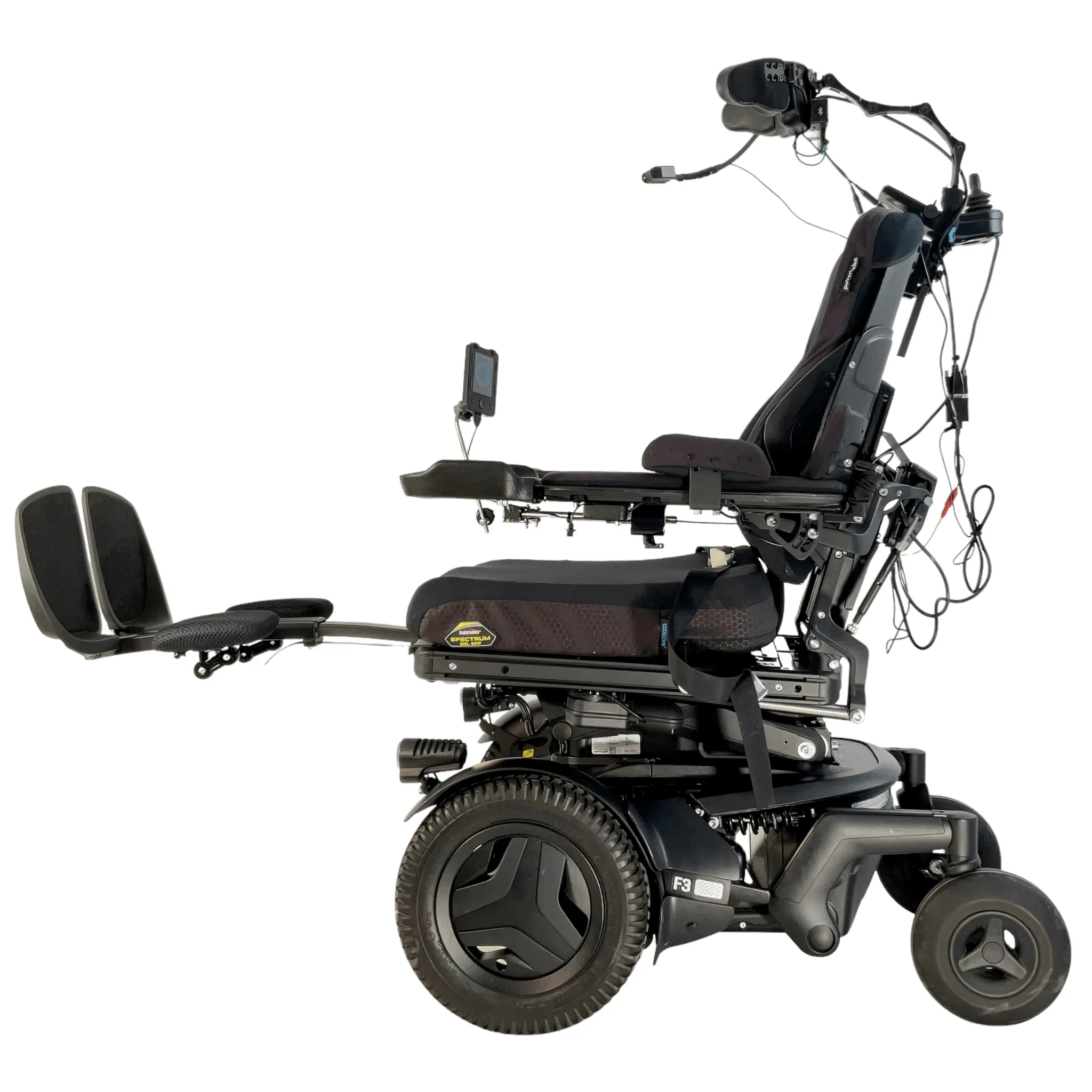 2021 Permobil F3 Power Chair w/Head Array | 17" x 20" Seat | Seat Elevate, Attendant Control