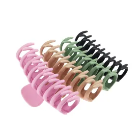 2/4PCS Hair Claw Clips 4 Inch Nonslip Large Crab Hairpins for Women Thin Hair Accessories Barrette Girls Gifts for Women