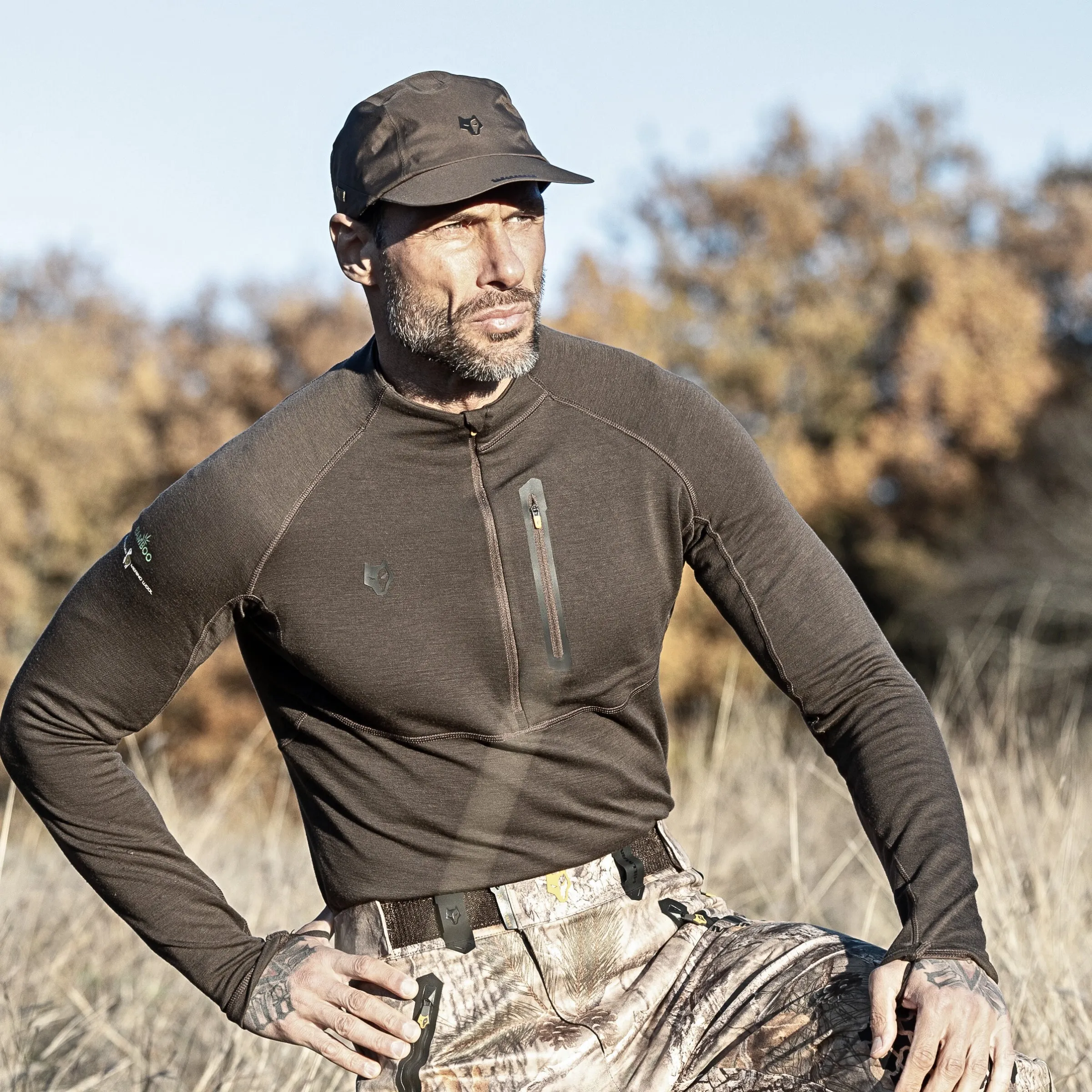 2BL Merino Hunting Baselayer Top | Underwear