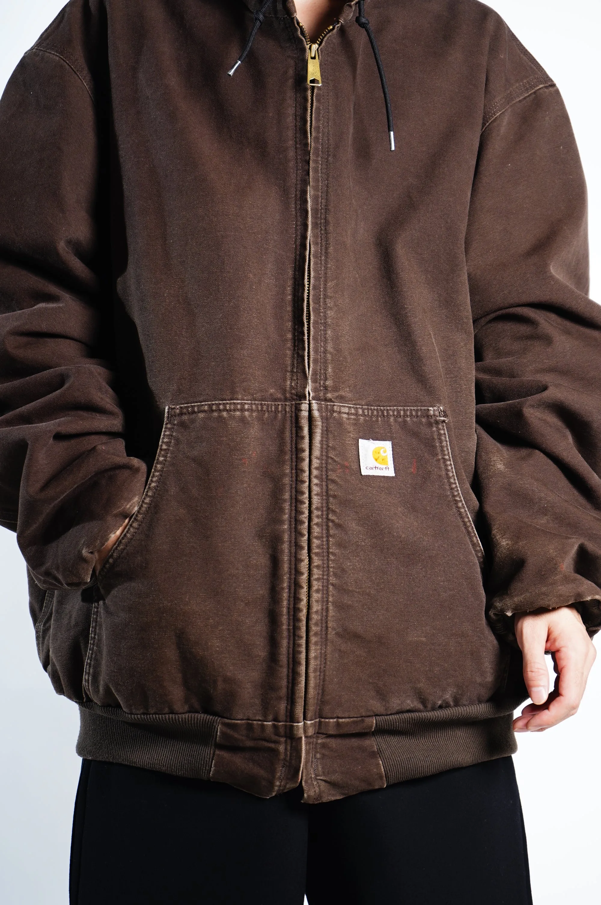 90's "CARHARTT" -Fleece Liner Duck Active Parka-