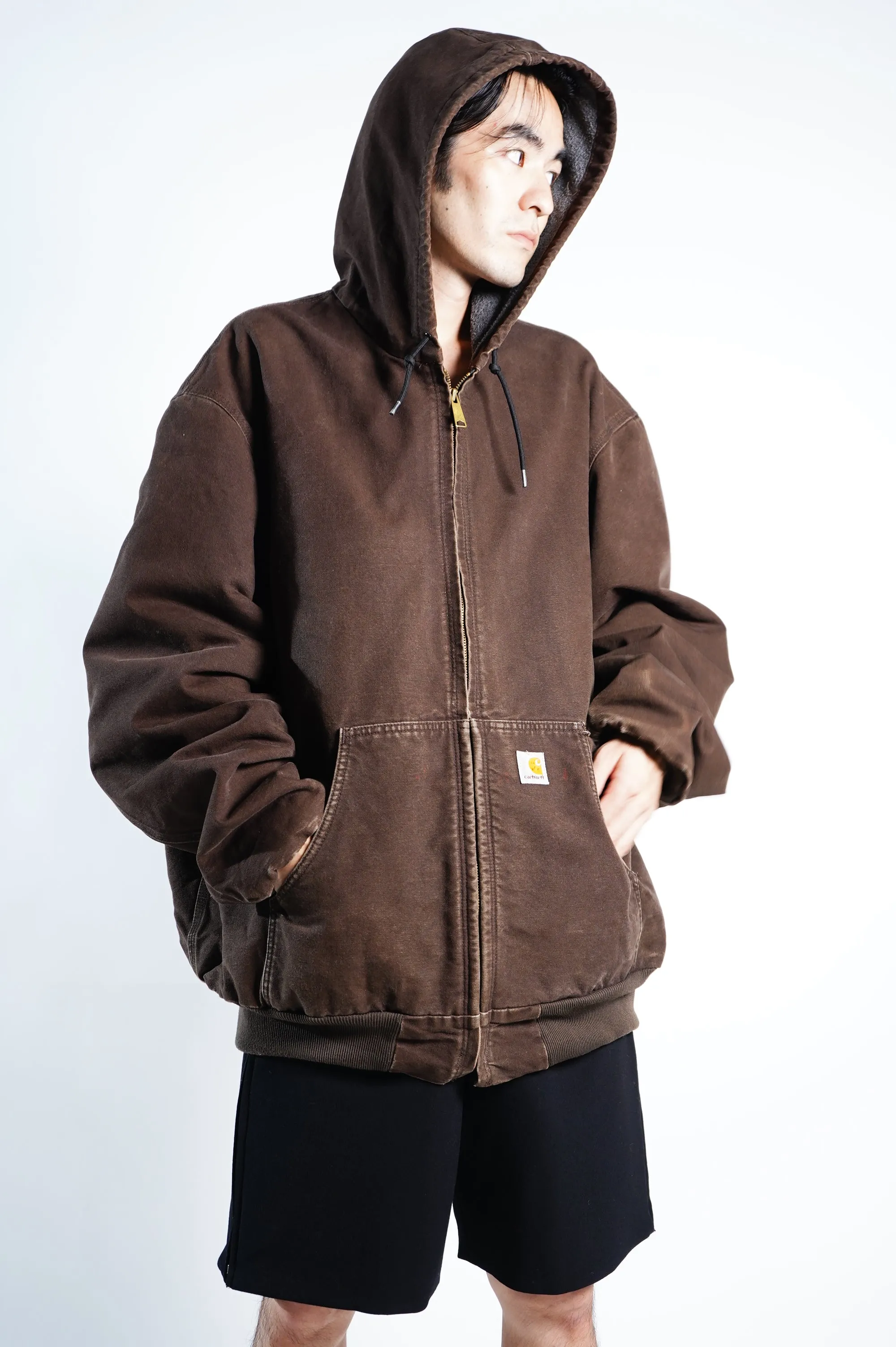 90's "CARHARTT" -Fleece Liner Duck Active Parka-