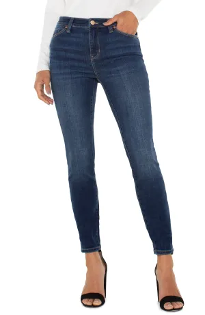 ABBY ANKLE SKINNY MID RISE MEDIUM BLUE JEAN