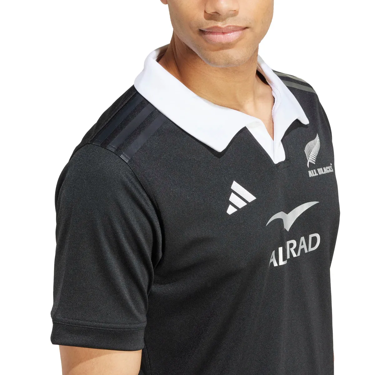 adidas Men's All Blacks Rugby Aeroready Short Sleeve Jersey