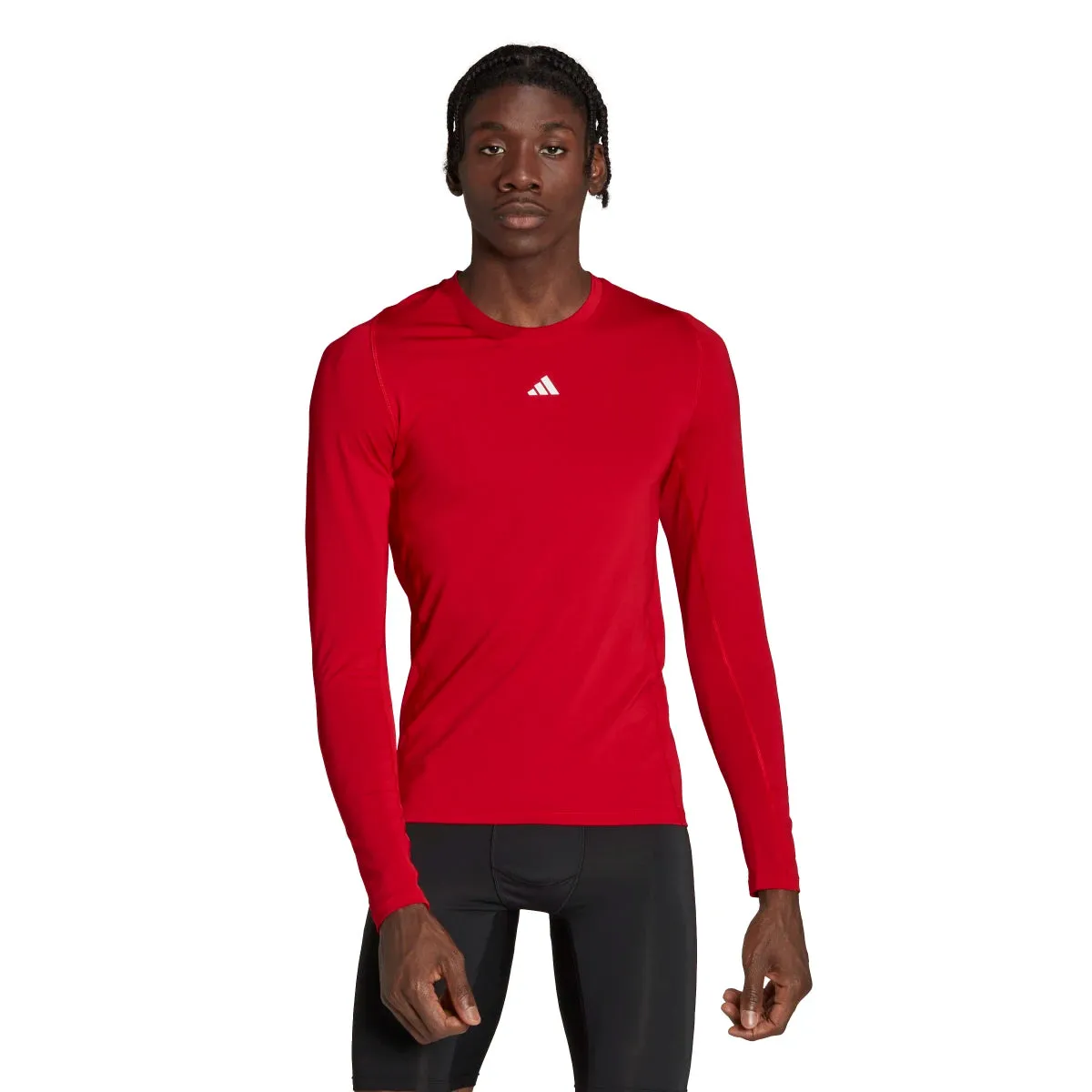 adidas Men's Techfit Aeroready Long-Sleeve Training Tee (Tall)