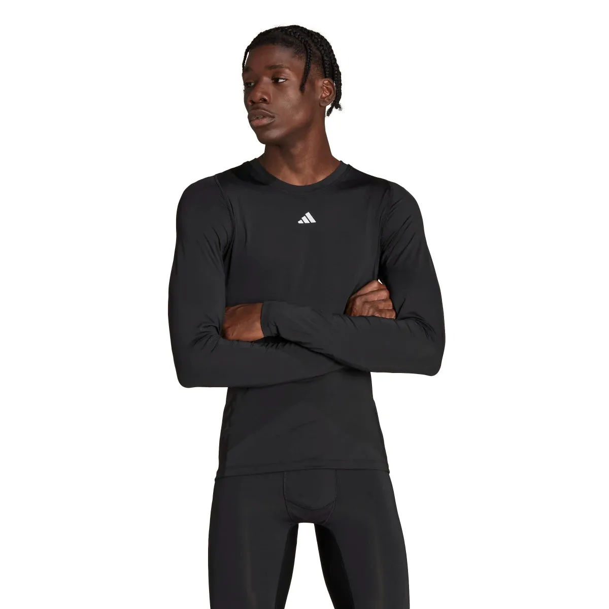 adidas Men's Techfit Aeroready Long-Sleeve Training Tee (Tall)