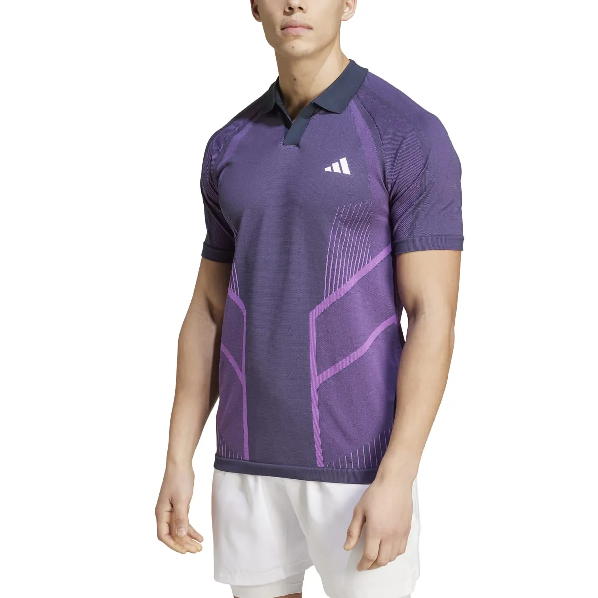 adidas Men's Tennis Pro Seamless AEROREADY FreeLift Polo