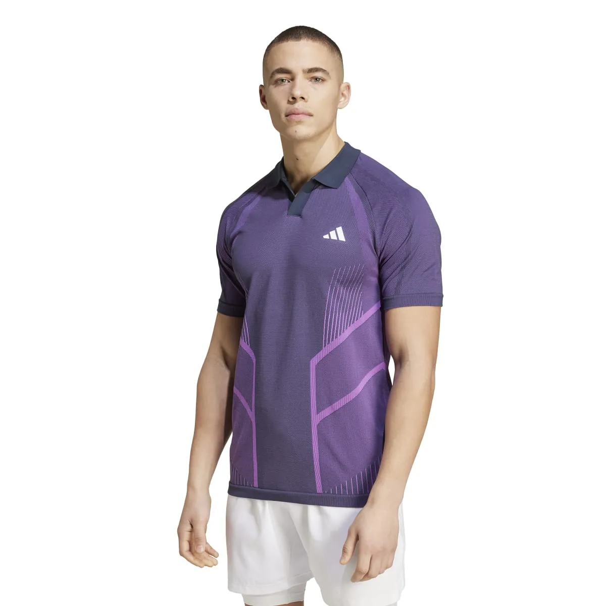 adidas Men's Tennis Pro Seamless AEROREADY FreeLift Polo