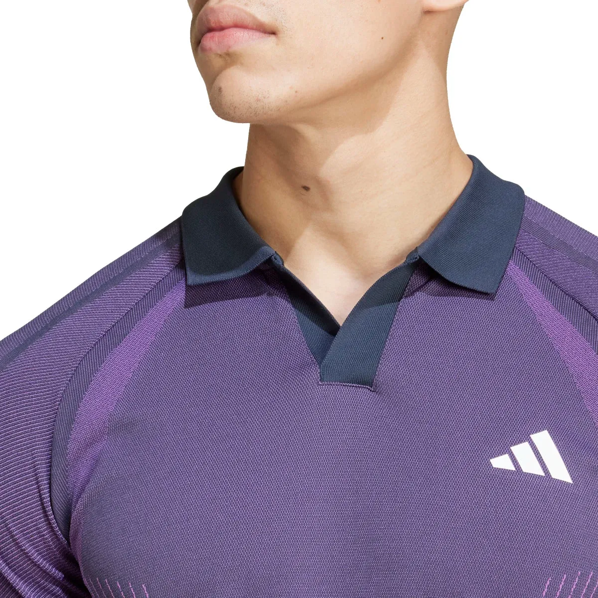 adidas Men's Tennis Pro Seamless AEROREADY FreeLift Polo