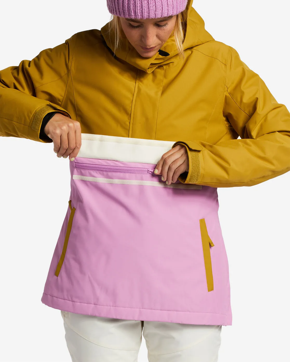 A/Div Day Break Anorak 10K Insulated Snow Jacket - Fresh Moss