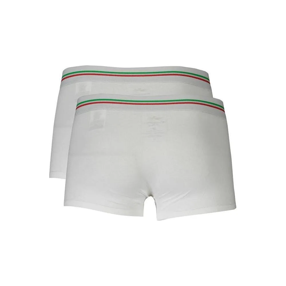 Aeronautica Militare White Cotton Underwear