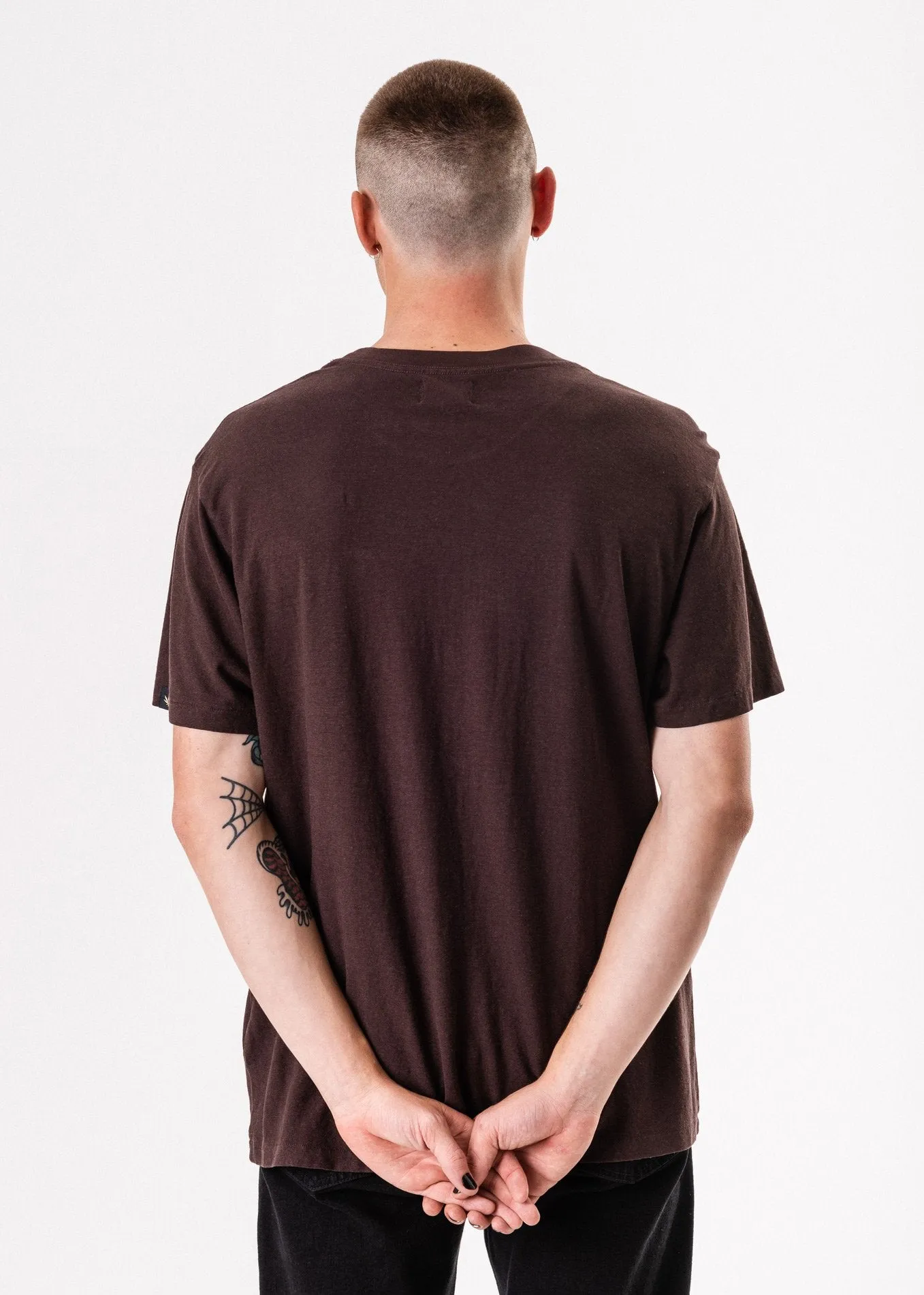 Afends Mens Heavy - Hemp Pocket Retro Fit Tee