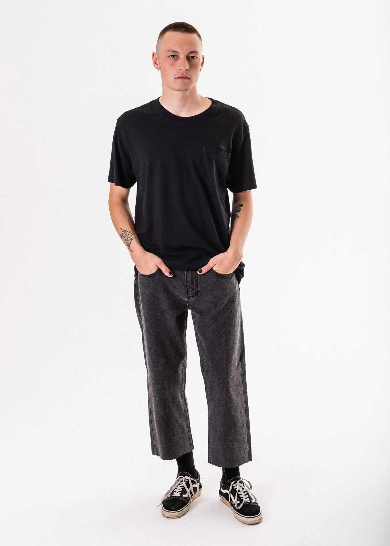 Afends Mens Heavy - Hemp Pocket Retro Fit Tee