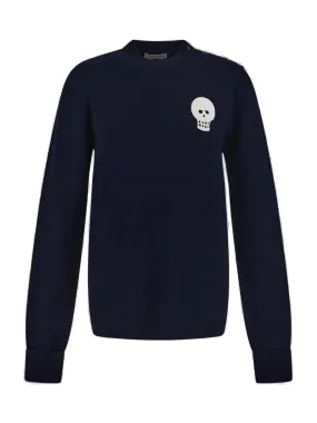 Alexander McQueen Logo Detailed Crewneck Jumper