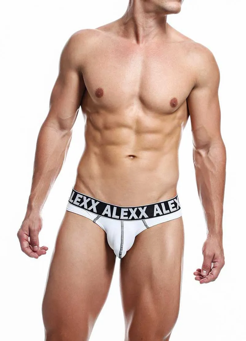 Alexx Underwear Andy Thong Underwear White ALK006 Size XL