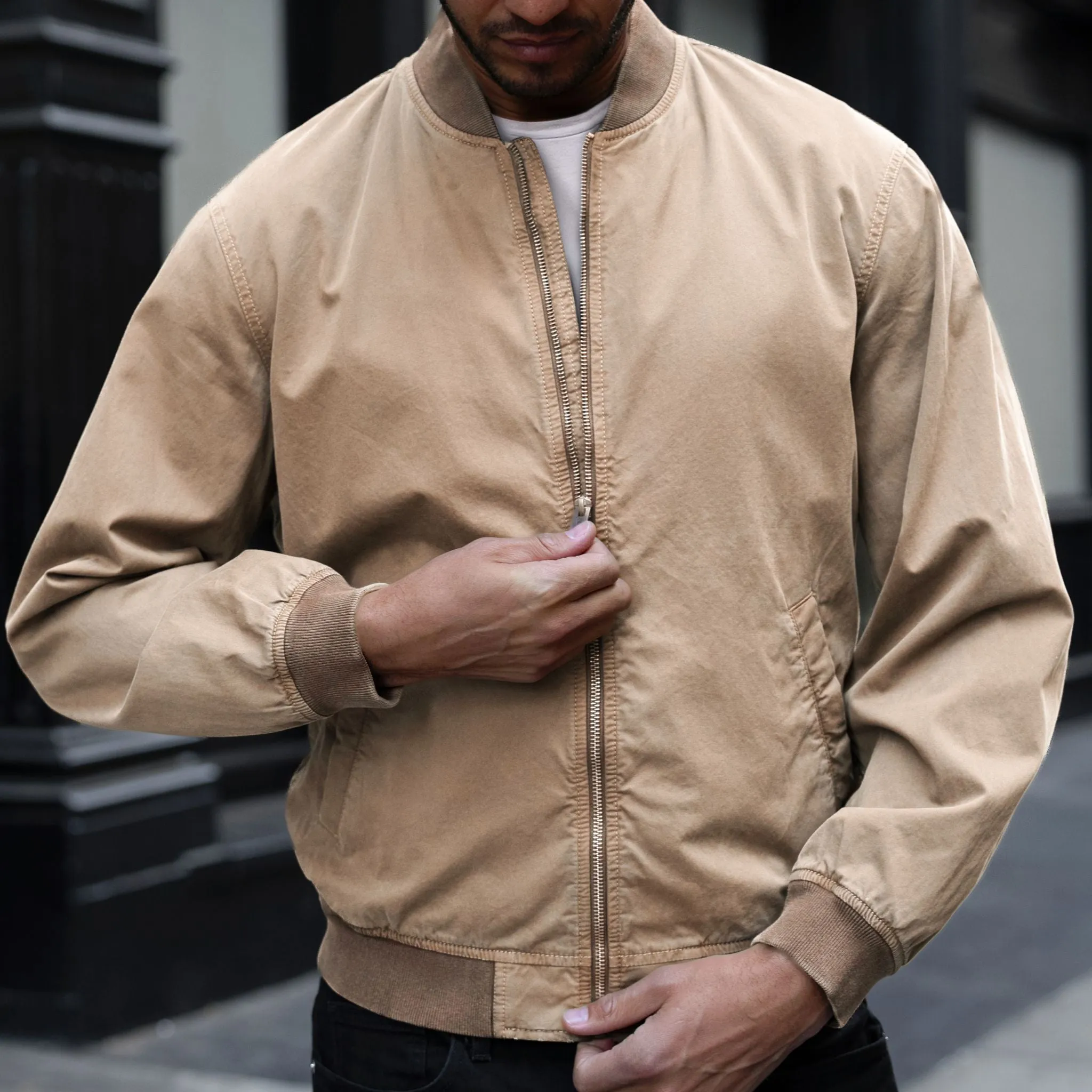 Alpha M Bomber | Taupe