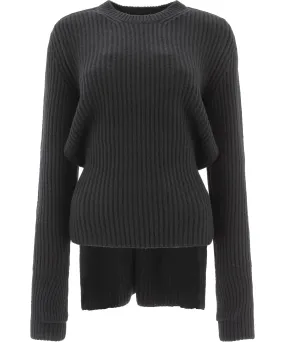 Ann Demeulemeester Ribbed Crewneck Knit Jumper