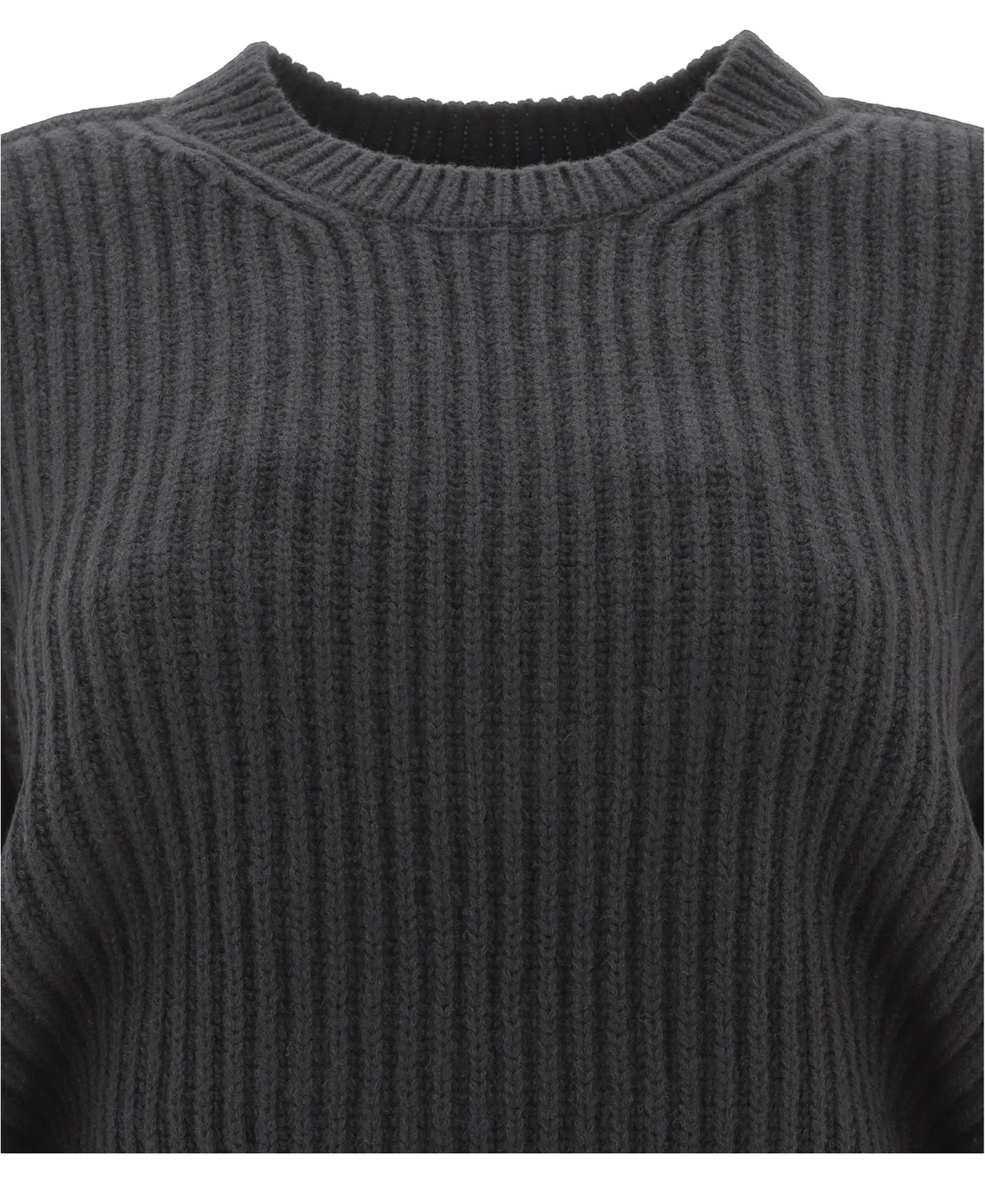 Ann Demeulemeester Ribbed Crewneck Knit Jumper