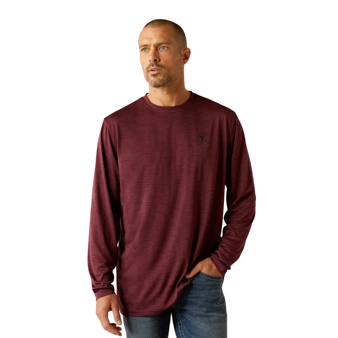 Ariat Men's Charger Breakthru Malbec Heather T Shirt