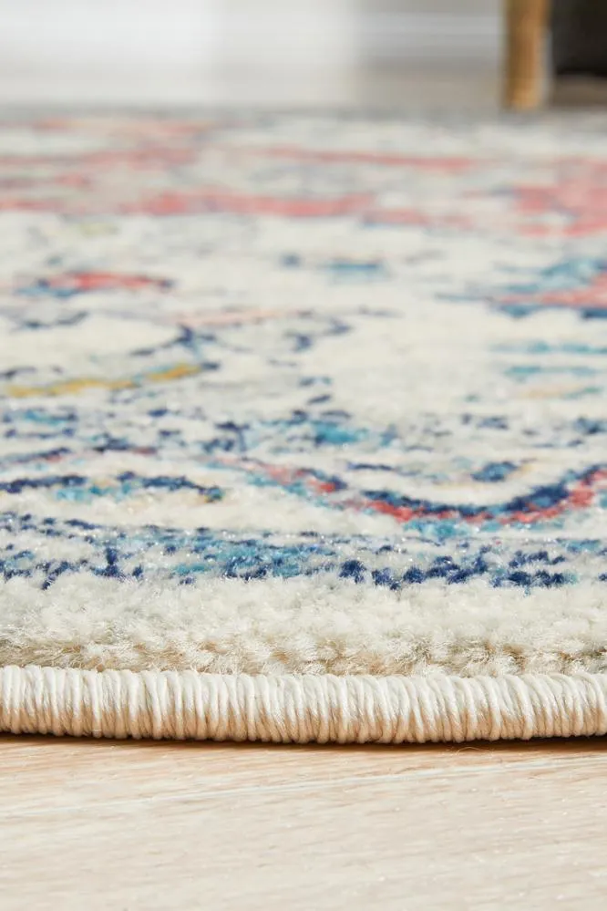 Arvin Power Loomed Pastel Round Rug