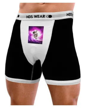 Astronaut Cat Mens Boxer Brief Underwear