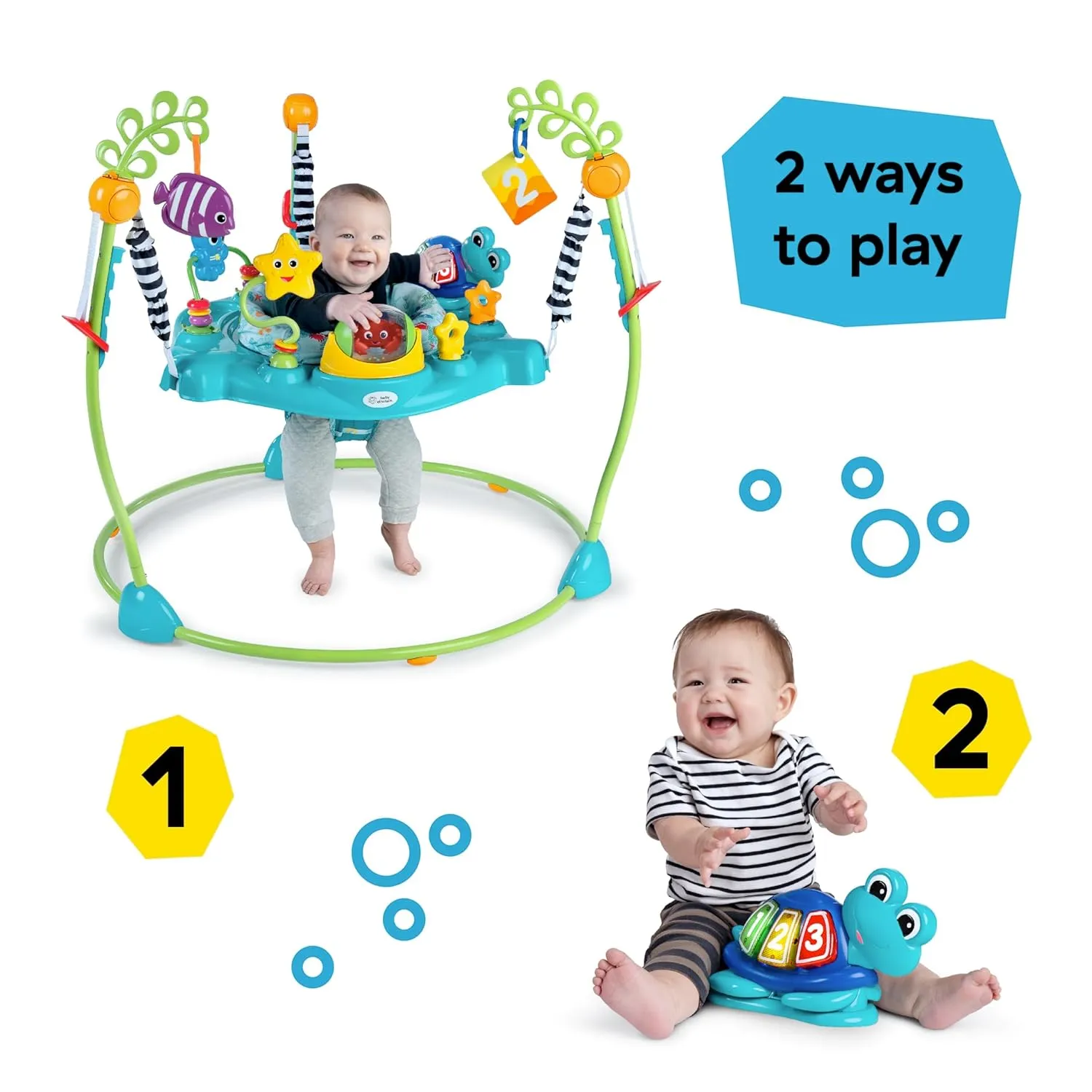 Baby Einstein Curiosity Cove 2 in 1 Activity Jumper