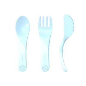 Baby Learning Cutlery Pastel Blue 6m 