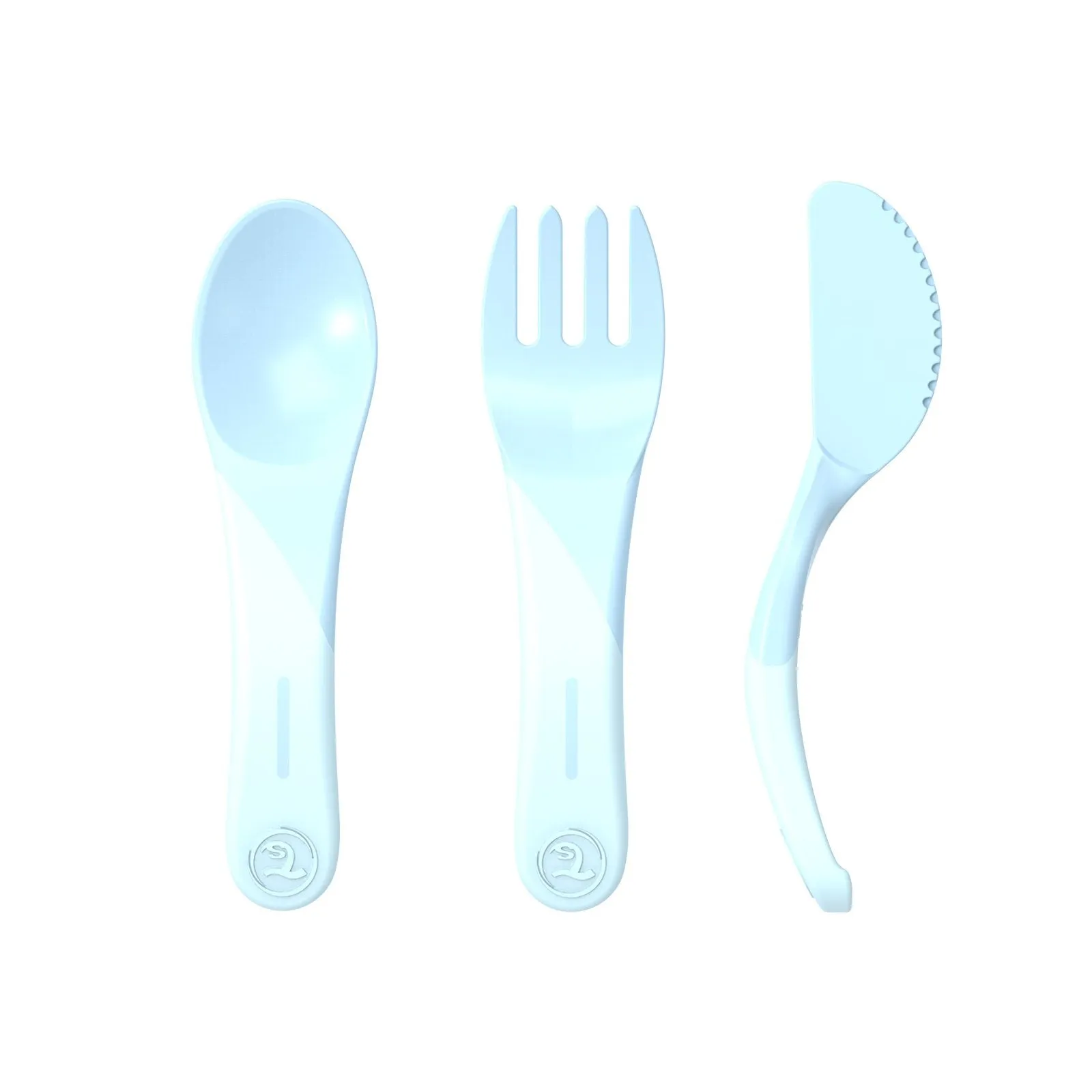 Baby Learning Cutlery Pastel Blue 6m 