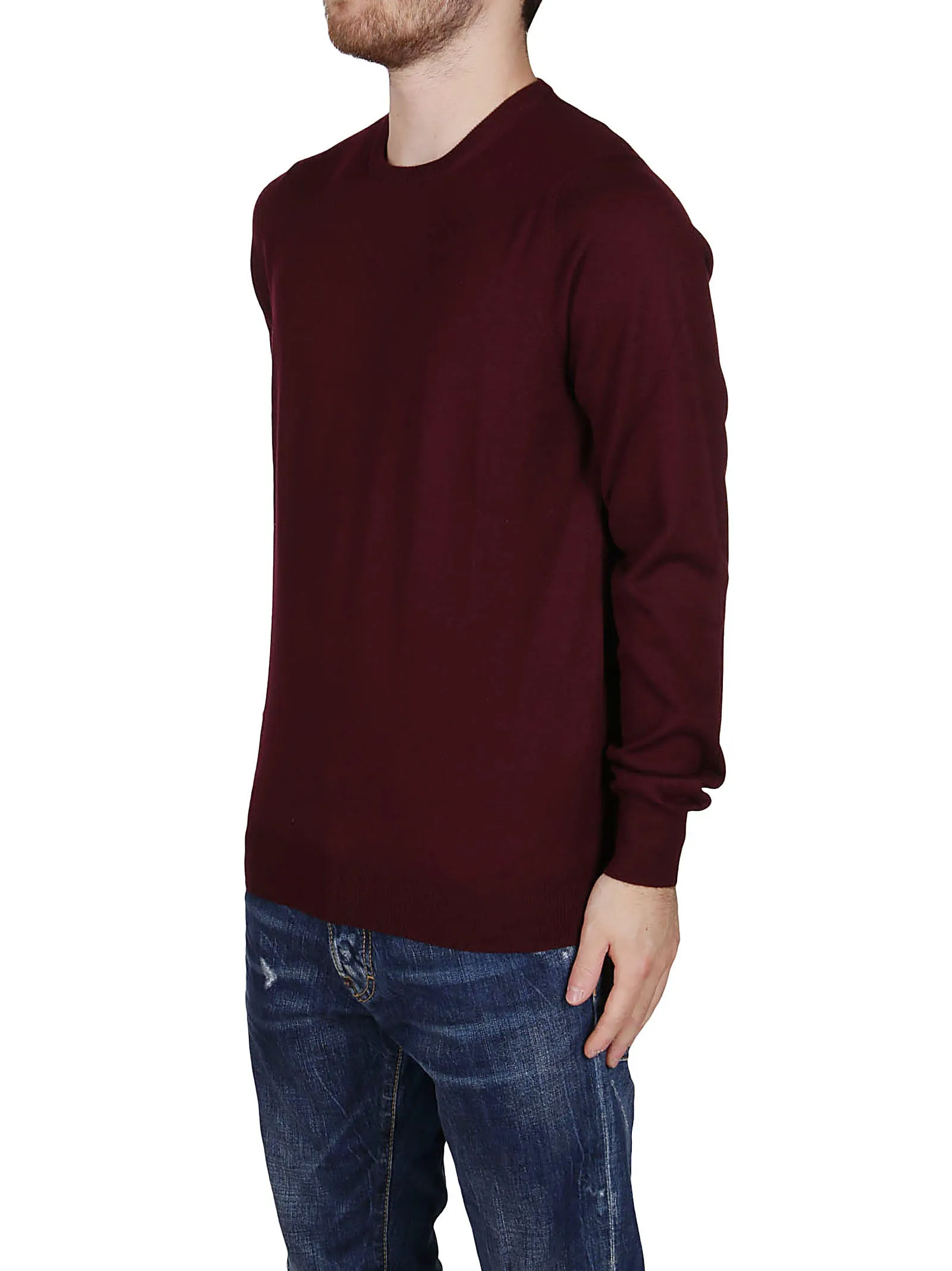 Barba Crewneck Fine-Knit Jumper