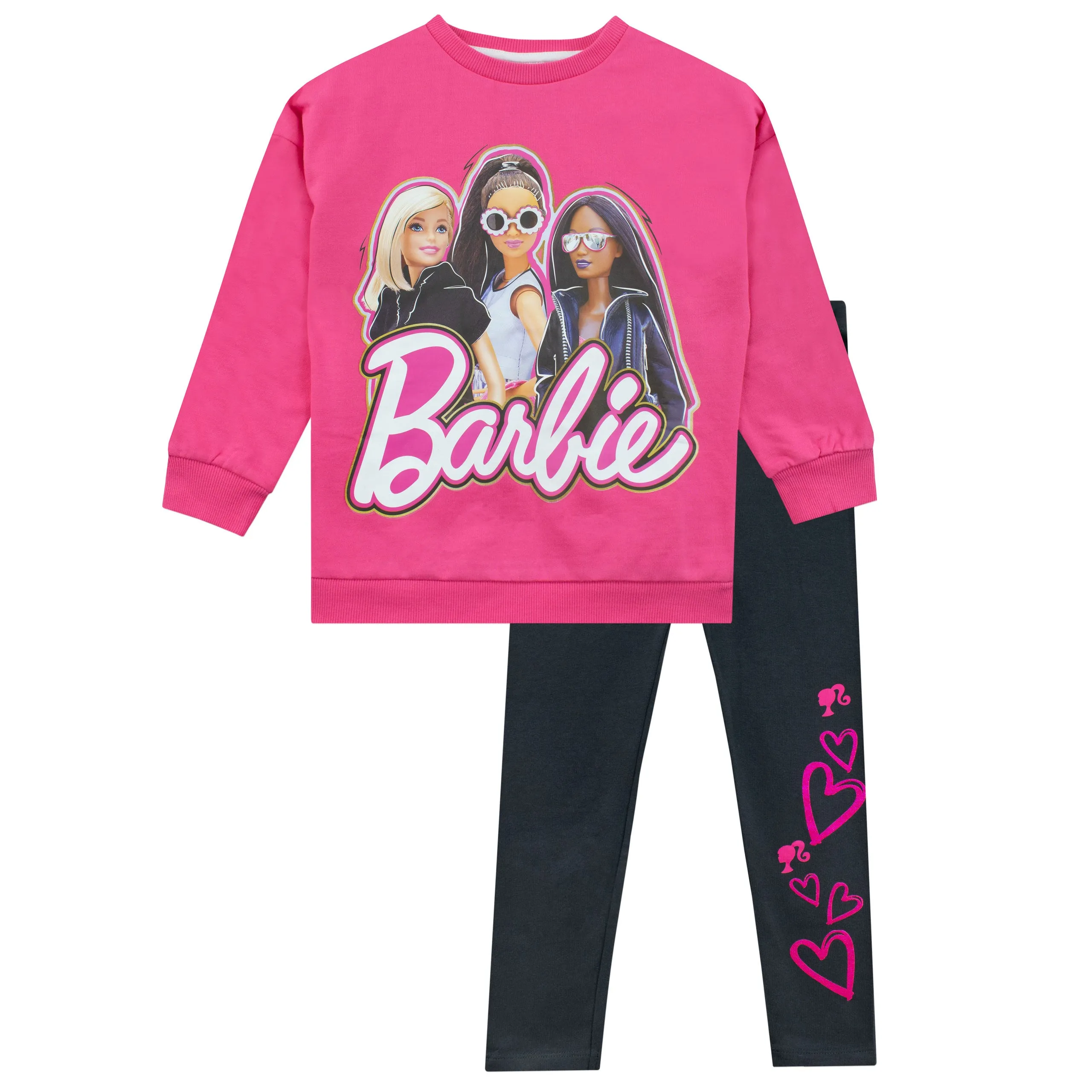 Barbie Sweatshirt and Leggings Outfit