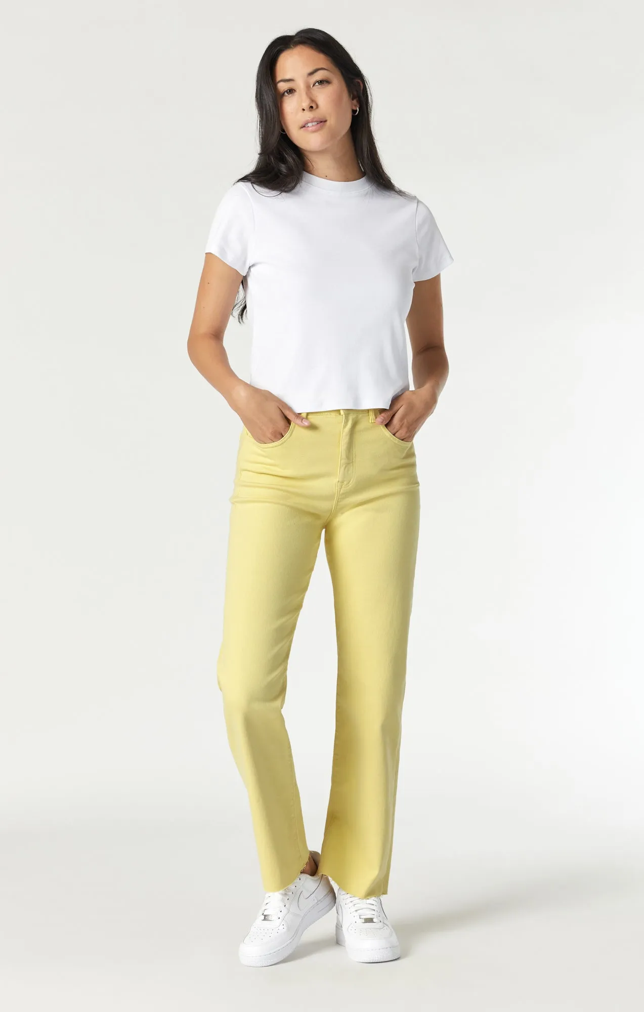 BARCELONA WIDE LEG IN LEMON GRASS LA BLUE