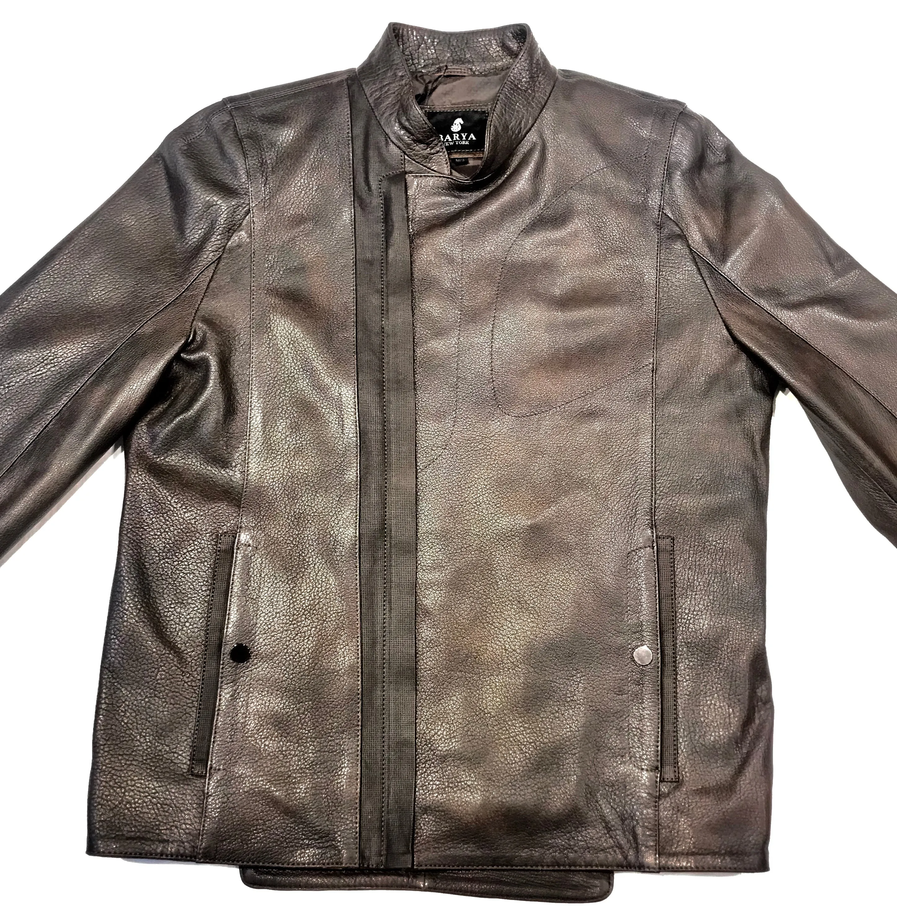 Barya NewYork Rustic Lambskin Asymmetric Jacket