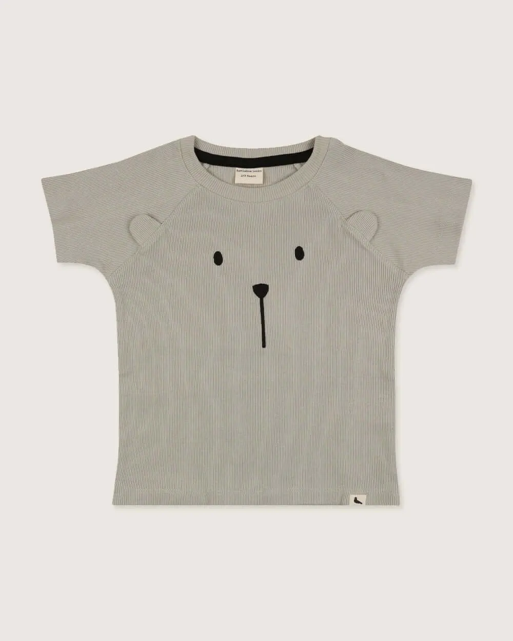 Bear Character Stone Rib T-Shirt