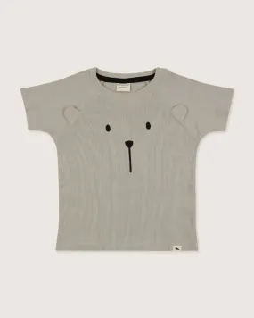 Bear Character Stone Rib T-Shirt