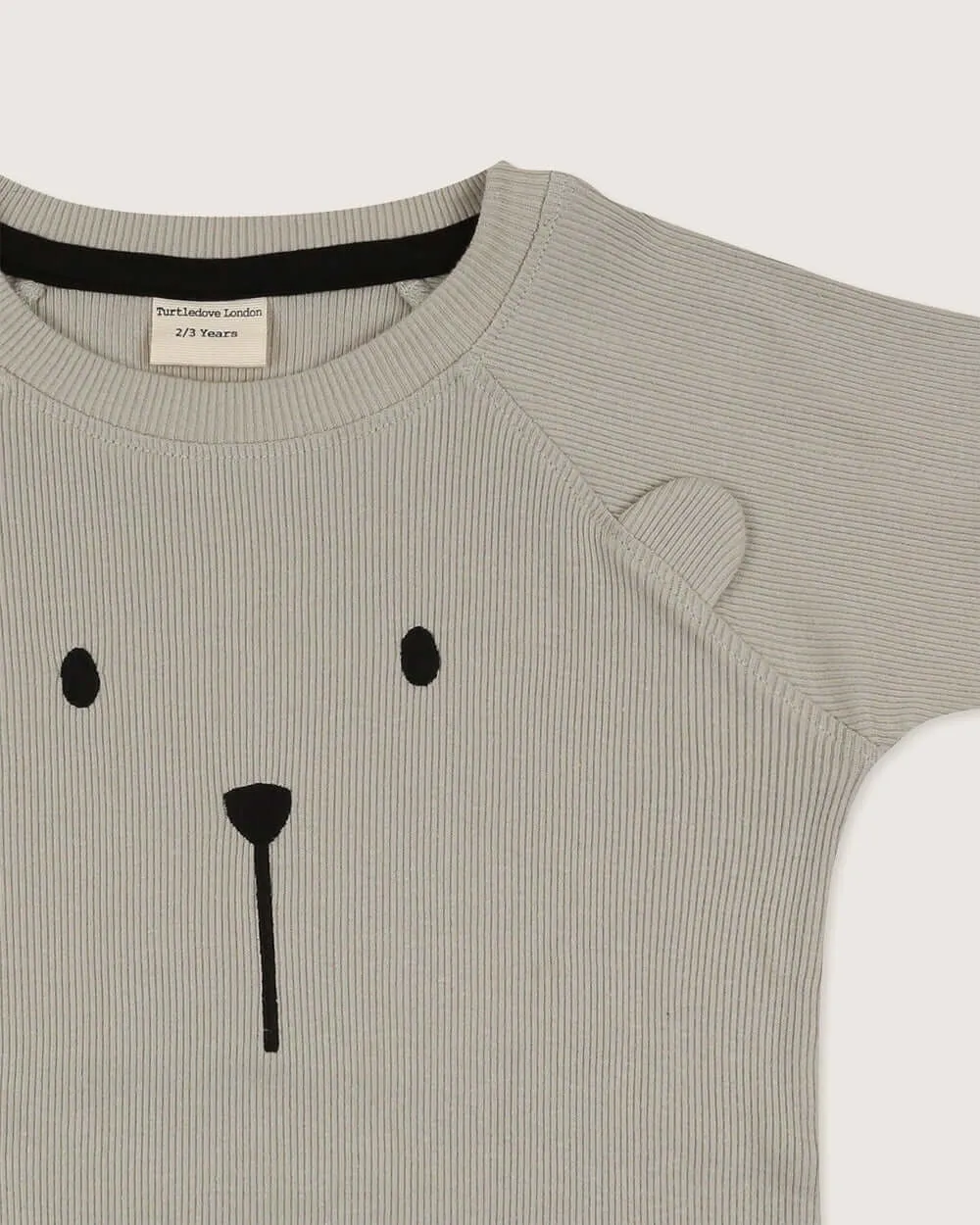 Bear Character Stone Rib T-Shirt