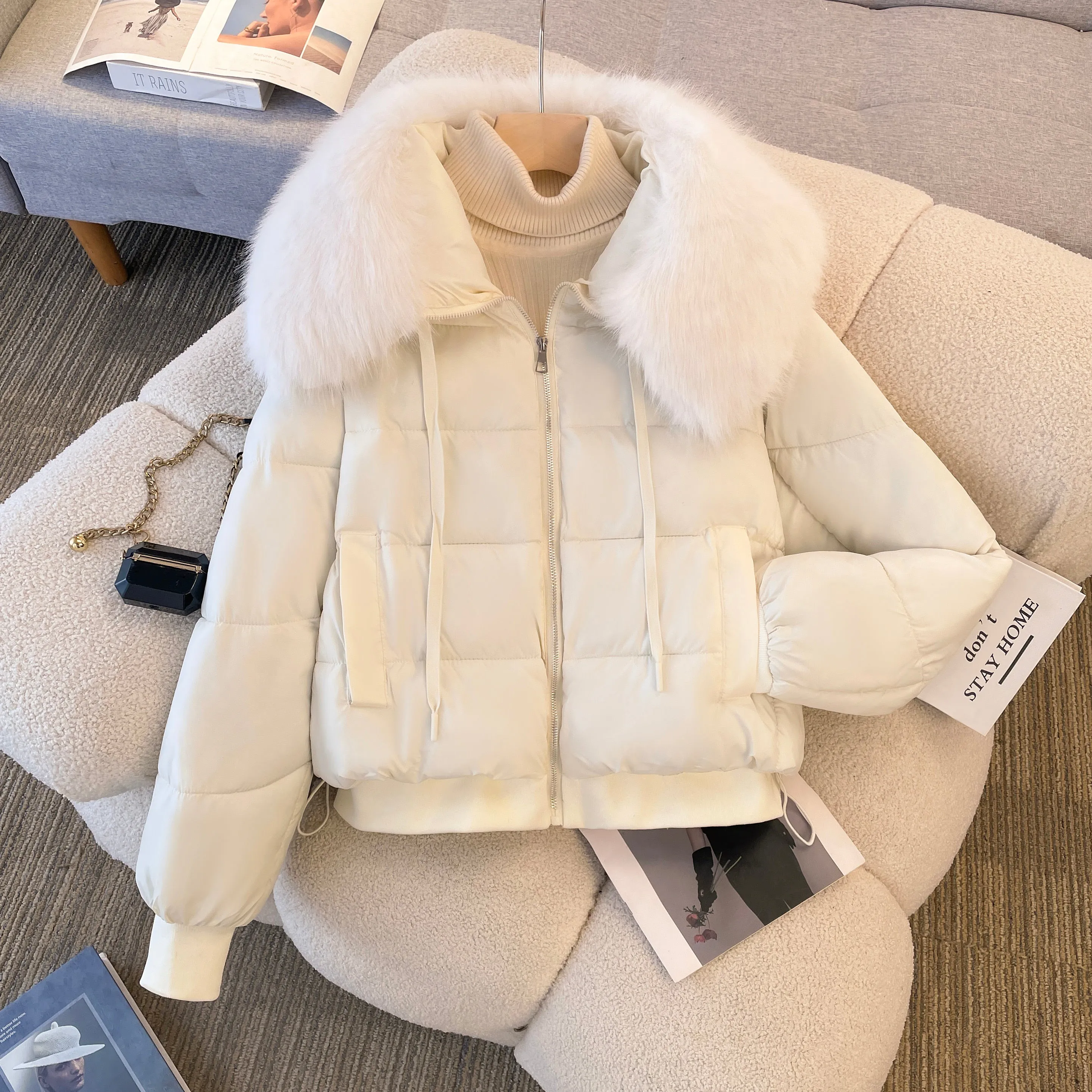 Bellamy Warm Parka Jacket with Fur