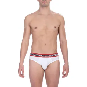 Bikkembergs White Cotton Men's Brief