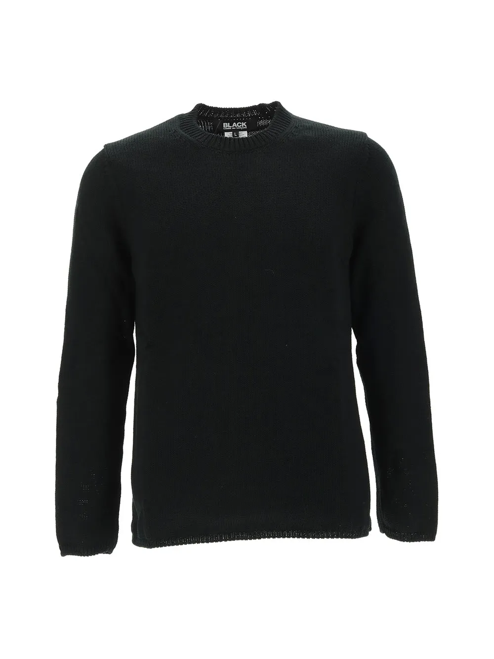 Black Comme des Garçons Crewneck Long-Sleeved Jumper