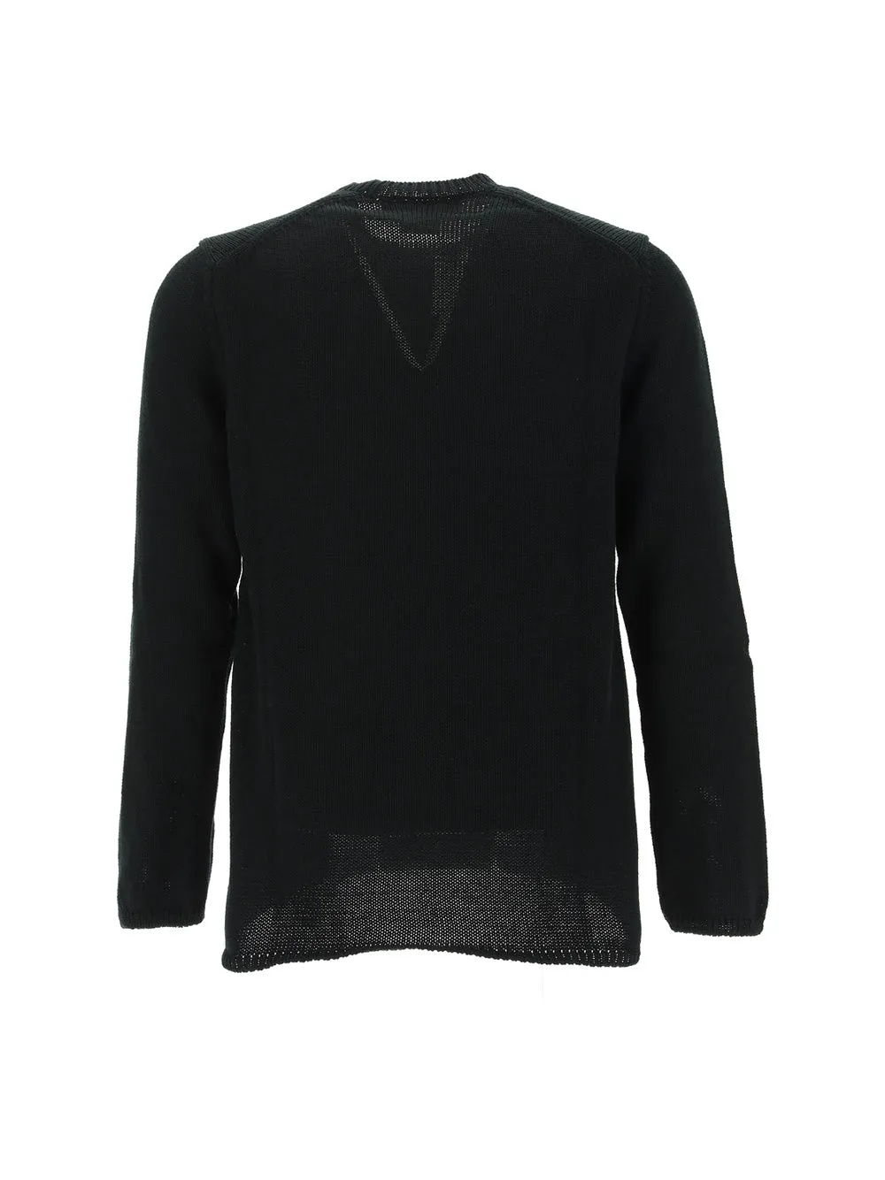 Black Comme des Garçons Crewneck Long-Sleeved Jumper