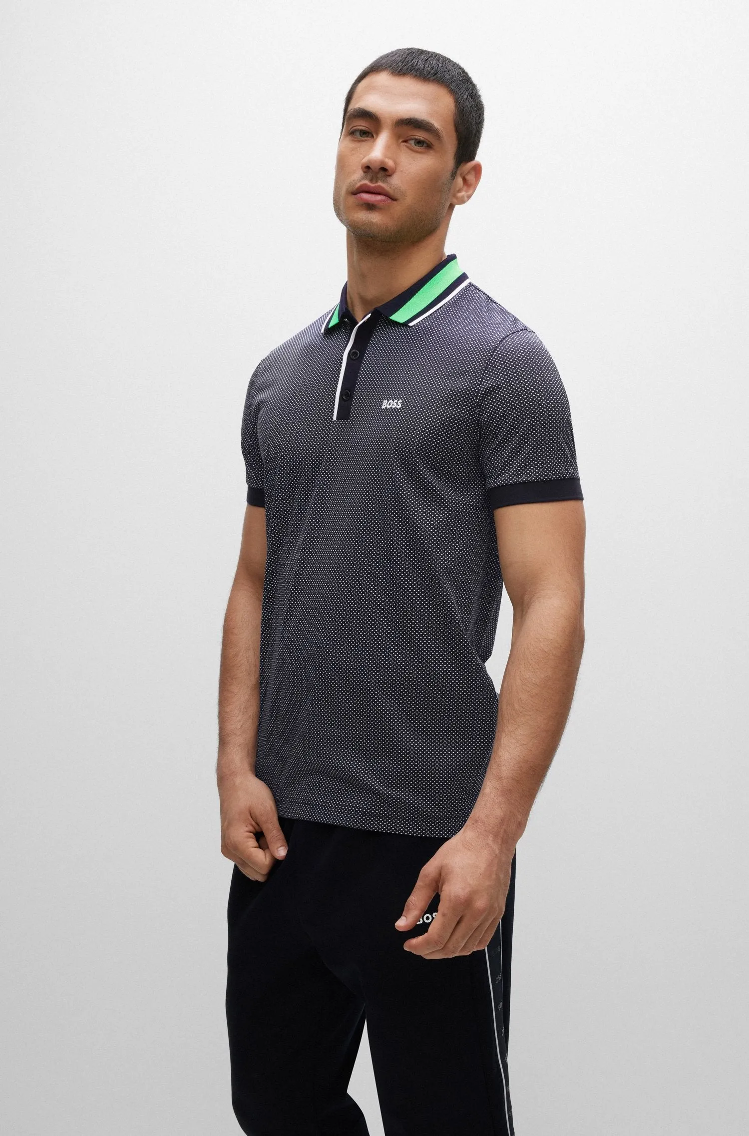 BOSS Paddy 2 Polo Shirt in Navy