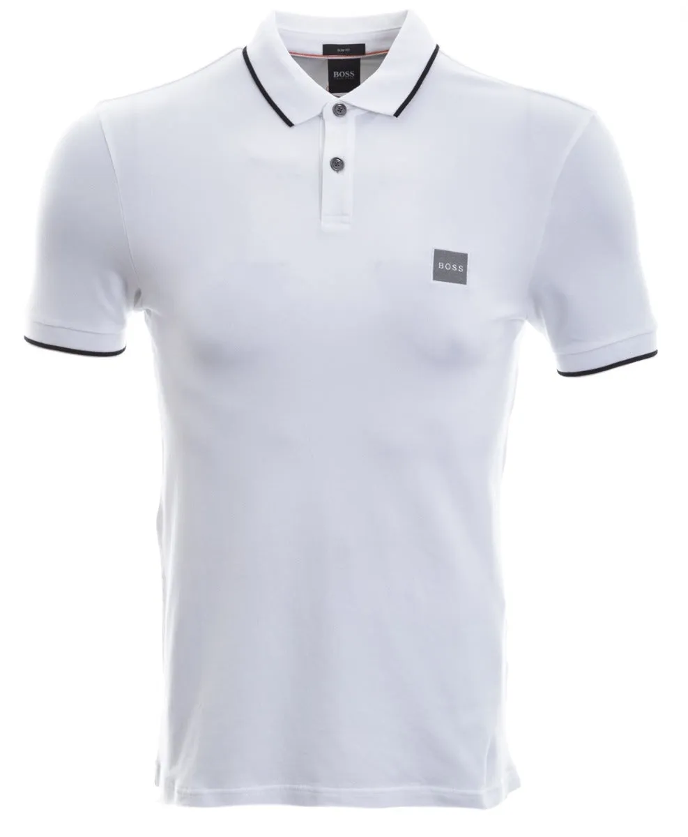 BOSS Passertip 1 Polo Shirt in White