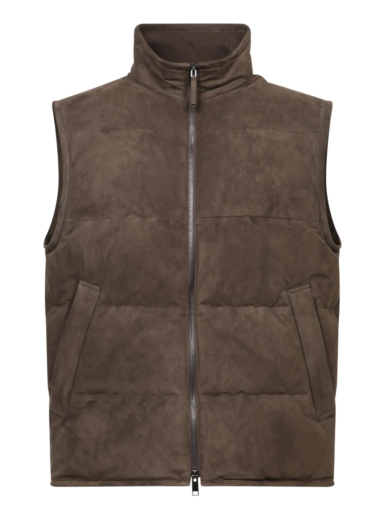 Brown Suede Gilet