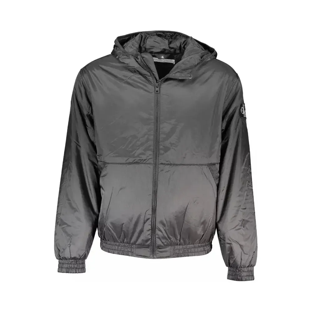 Calvin Klein Black Polyester Men Jacket