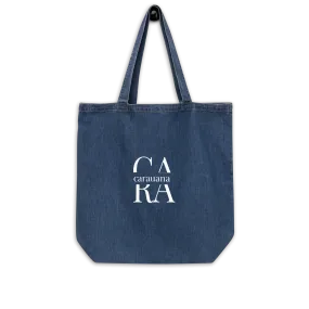 CARAUANA denim tote bag