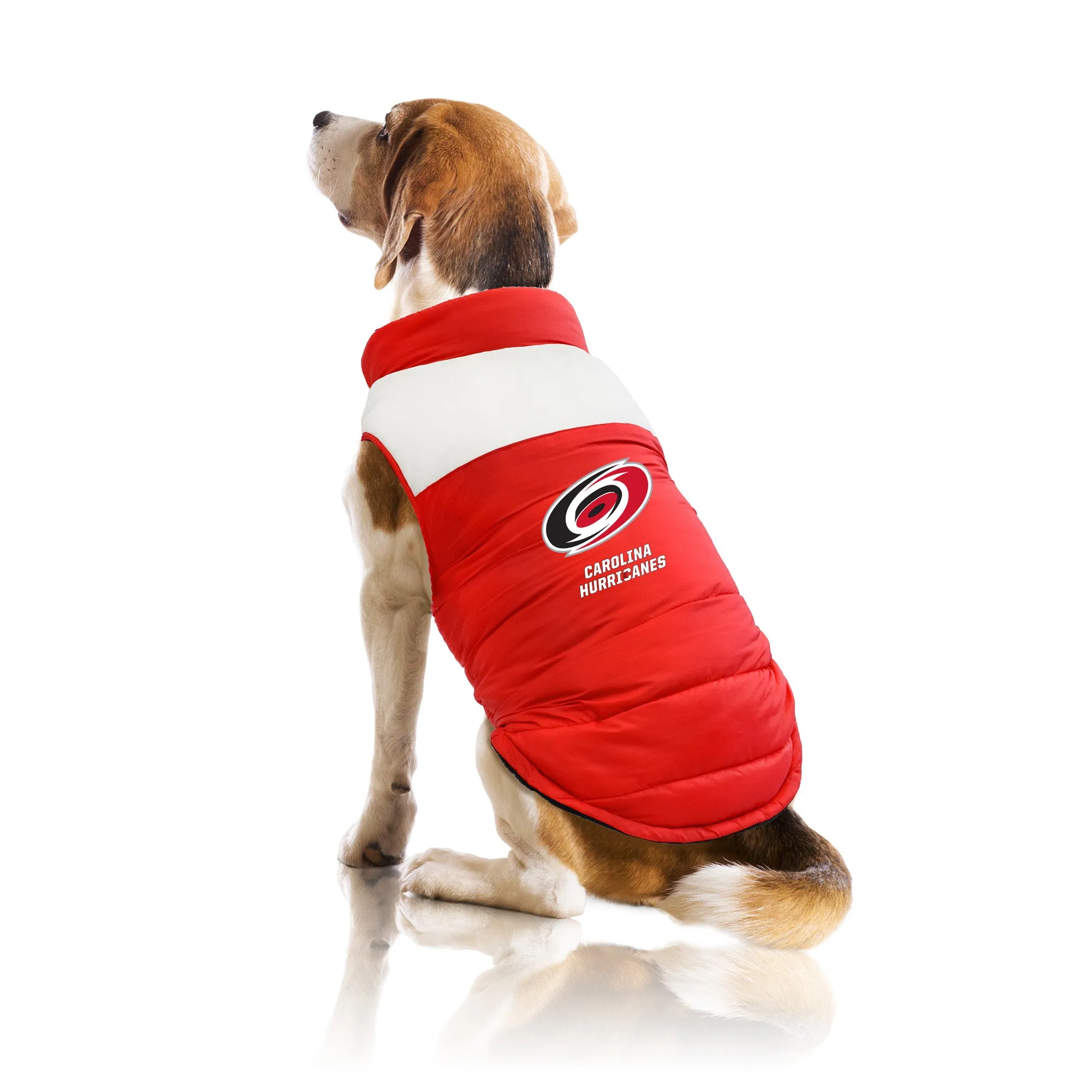 Carolina Hurricanes Pet Parka Puff Vest