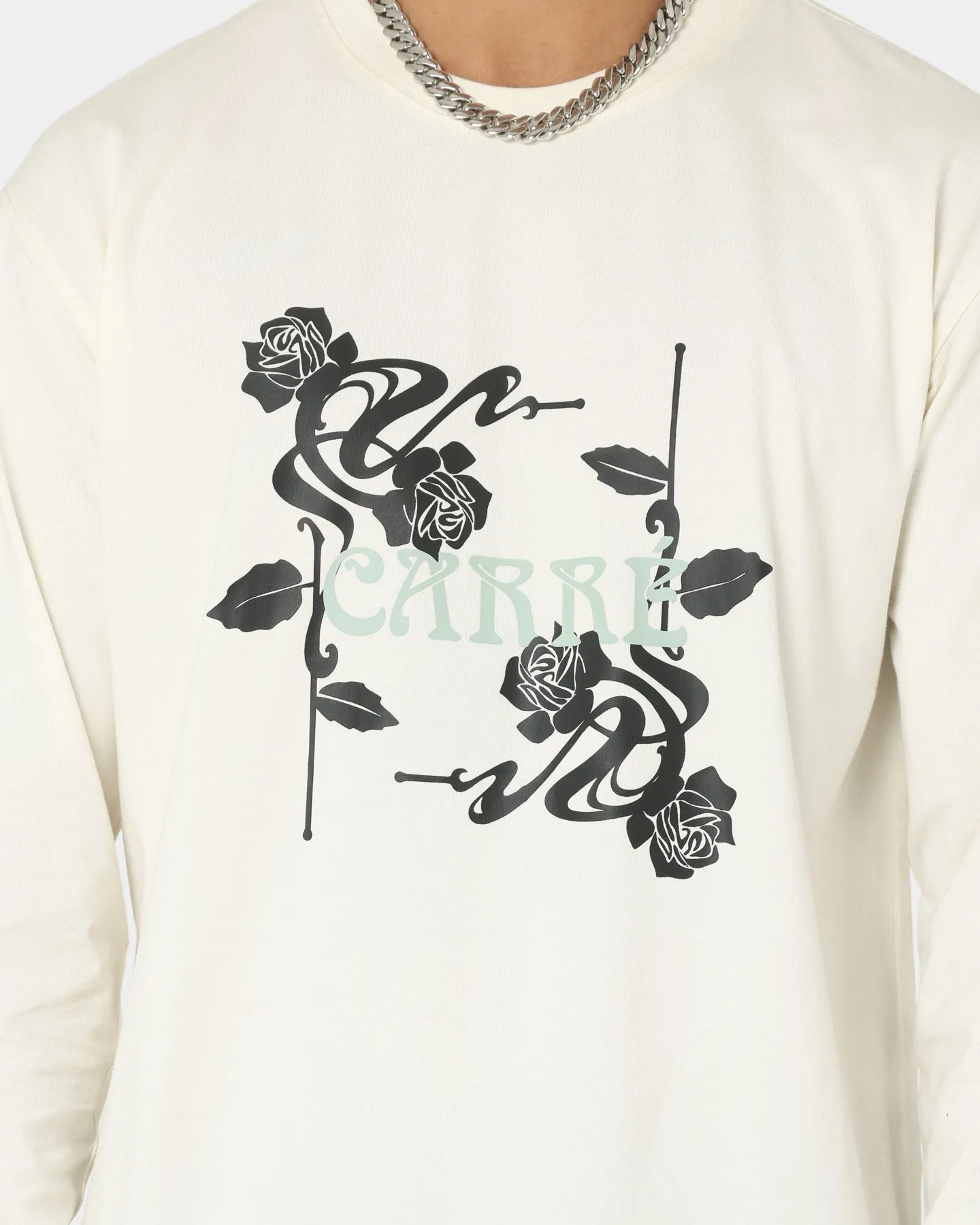 Carre Tourbillon CLS Long Sleeve T-Shirt Off White