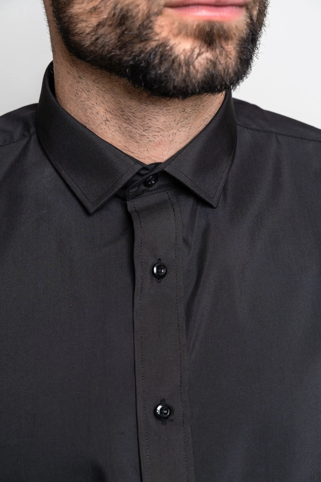 CARTER - Black Long Sleeve Shirt