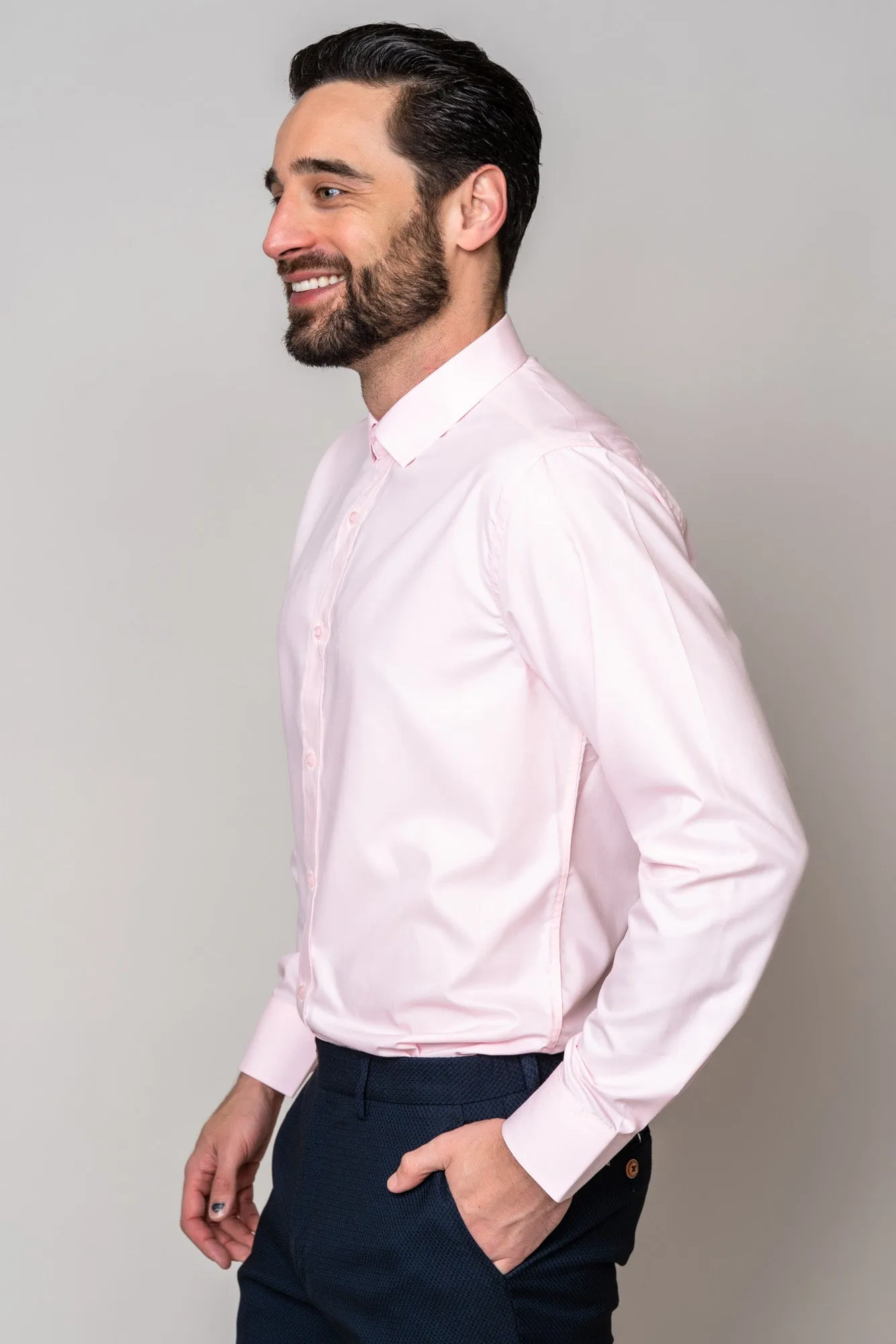 CARTER - Pink Long Sleeve Shirt